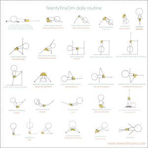 yoga routine | TeenyTinyOm